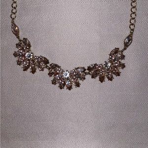 statement crystal necklace